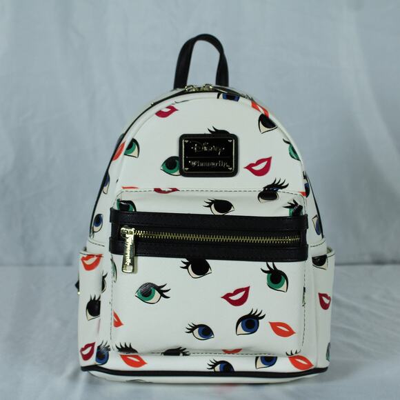 Loungefly Handbags - Loungefly Disney Princess Eyes & Lips Mini Backpack – OG Heart Logo 2017 NWT HTF